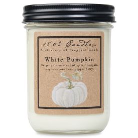 1803 Candles | White Pumpkin Jar - Prairie Revival